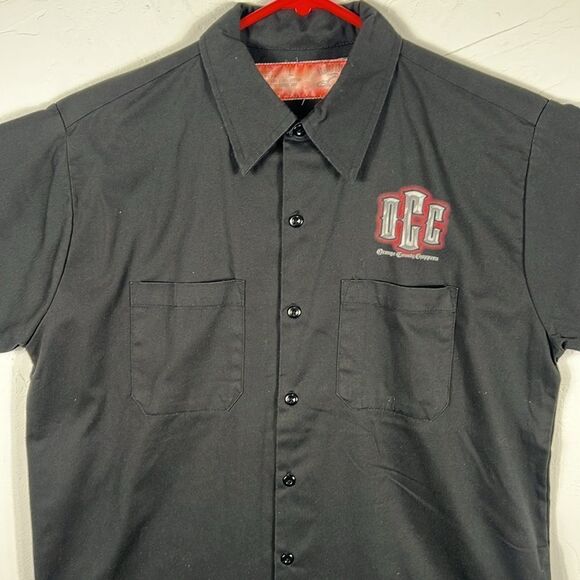 🔥🔥 Vintage 2003 OCC ORANGE COUNTY CHOPPERS Biker Garage Shop Shirt Sz Lg - EUC - Picture 3 of 11
